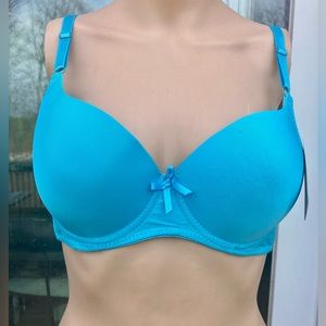 NWTs 38C Bright Turquoise Blue Eva Intima Bra